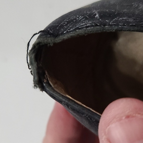 Alegria Womens Mary Janes Shoes Black Silver Floral Paisley Sz 36/5.5 GUC READ - Picture 9 of 12